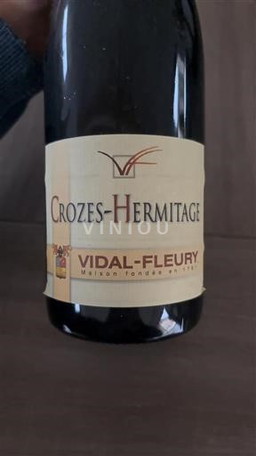 Rhône-dalen Crozes-Hermitage Vidal-Fleury 2013