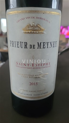Bordeaux Saint-Estèphe Prieur de Meyney 2015