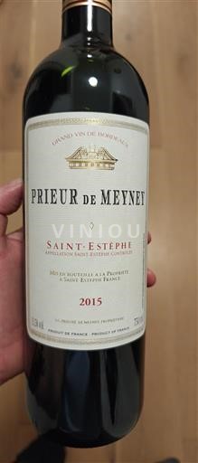 Bordeaux Saint-Estèphe Prieur de Meyney 2015