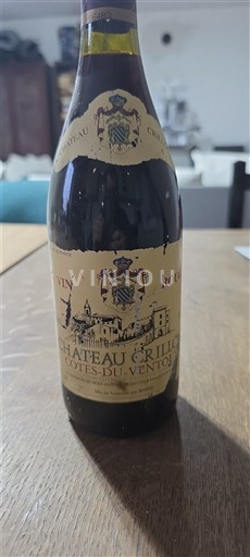 Valle del Ródano No especificado Château Crillon 2001