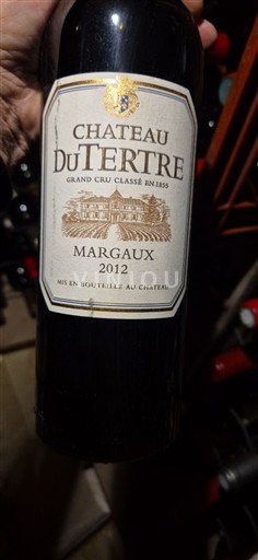 Bordeaux Margaux Grand Cru Château Tertre 2012