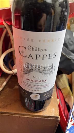 Bordeaux Château Cappes Cédric 2013
