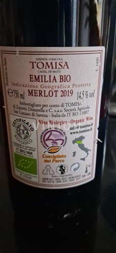 Emilia-Romagna Emilia Tomisa Emilia Bio 2019