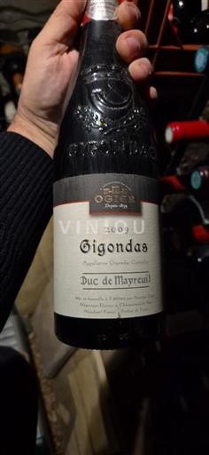 Valle del Rodano Gigondas Ogier Duc de Mayreuil 2009