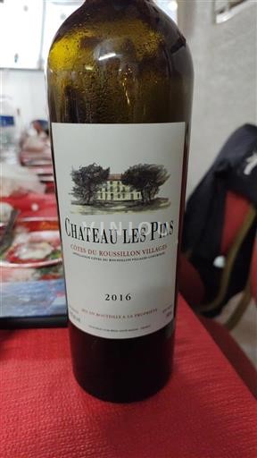 Roussillon Côtes du Roussillon Villages Chateau Les Pins 2016