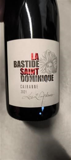 Rhônen laakso Cairanne La Bastide Saint Dominique Les 2 Arbres 2021