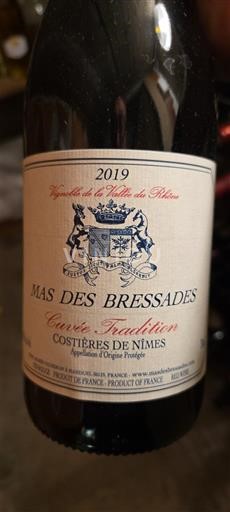 Valle del Ródano Costières de Nimes Mas des Bressades Tradition 2019