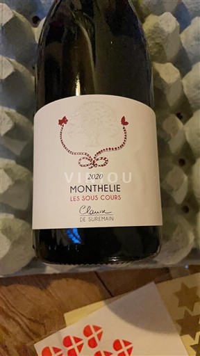 Burgundsko Monthélie Chavi de Suremain Les Sous Cours 2020