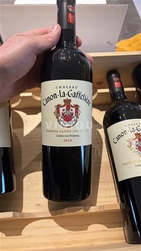 Bordeaux Saint-Émilion Premier Grand Cru Classé Château Canon-la-Gaffelière 2018
