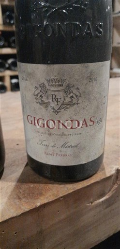 Valle del Rodano Gigondas René Ferrand Terre de Mistral 2015
