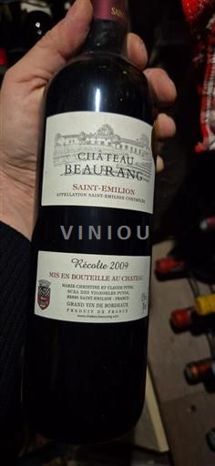 Bordeaux Saint-Émilion Château Beaurang 2009