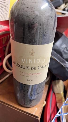 Burdeos Saint-Estèphe Château Calon Ségur Marquis de Calon 2006