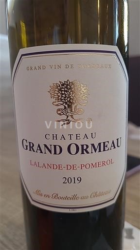 Burdeos Lalande-de-Pomerol Château Grand Ormeau 2019