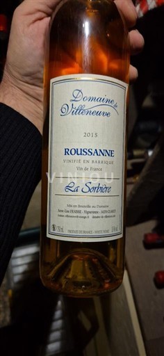 Vina Blanc sec La Sorbière Domaine Villeneuve 2013 Francija Rona dolina Ni doloceno AOC