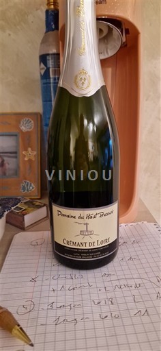 Thung lũng sông Loire Crémant-de-loire Domaine Haut-Pressoir Không niên vụ