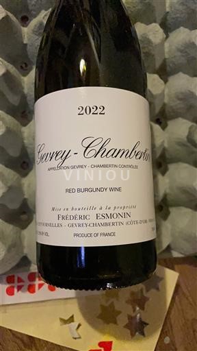 Burgundy Gevrey-Chambertin Frédéric Esmonin 2022