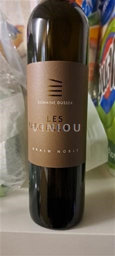 Valais Valais AOC Domaine Ssex Les Parcellaires Grain Noble Không niên vụ