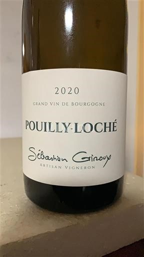 Burgundsko Pouilly-Loché Sébastien Giroux 2020