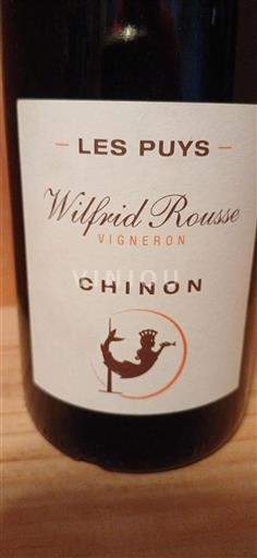 Valle del Loira Chinon Domaine Wilfrid Rousse Les Puys 2020