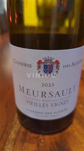 Borgoña Meursault Closerie des Alisiers Vieilles Vignes 2023