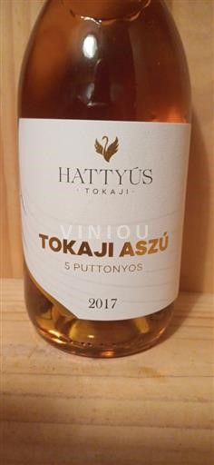 Tokaj Không được chỉ định Hattyús Tokaji Aszú 5 Puttonyos 2017