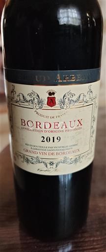 Burdeos Bordeaux Château Arbéau 2019