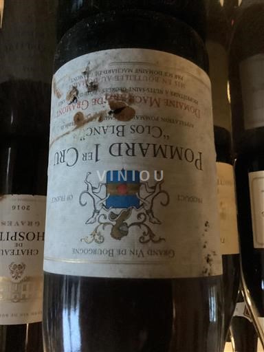 Borgoña Pommard Premier Cru Domaine Machard de Gramont Clos Blanc 2016