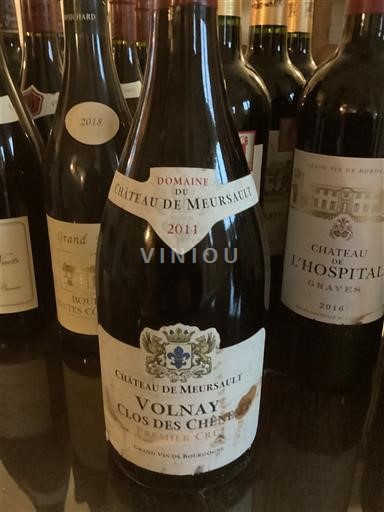 Borgoña Volnay Premier Cru Château Meursault Clos des Chênes 2011