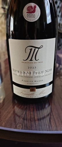 Bourgogne Không được chỉ định Fabrice Masse Sélection de Crus Côte Chalonnaise Vieilles Vignes 2023