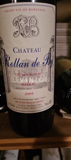 Bordeaux Médoc Cru Bourgeois Château Rollan de By 2005