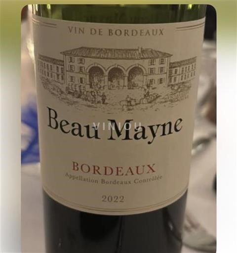Bordeaux Beau Mayne 2022