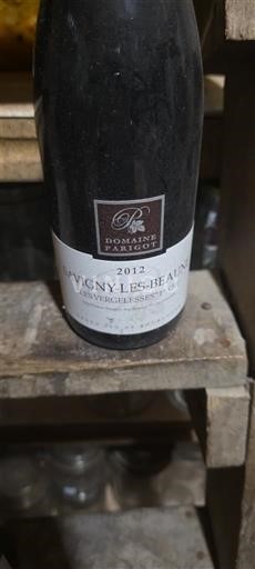 Burgundy Savigny-lès-Beaune Premier Cru Domaine Parigot Les vergelesses 2012