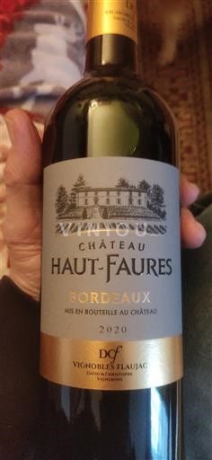 Bordeaux Château Haut-Faures 2020