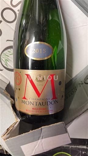 Champagne Montaudon Millésime Bulles d'Exception 2015