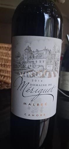 Sydvestfrankrig Cahors Domaine Meriguet 2014