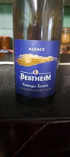 Alsácia Vendanges Tardives Bestheim Vendanges Tardives Gewurztraminer 2020