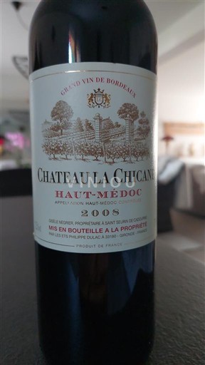 Bordeaux Haut-Médoc Château La Chicane 2008
