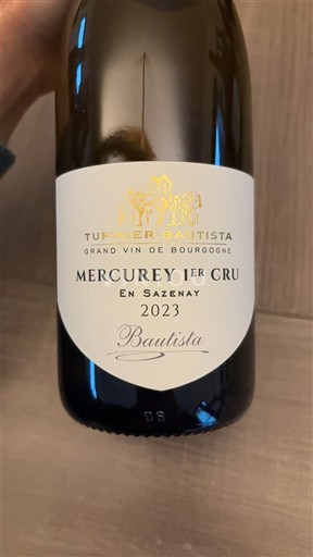 Burgundsko Mercurey Premier Cru Tupinier Bautista En Sazenay 2023