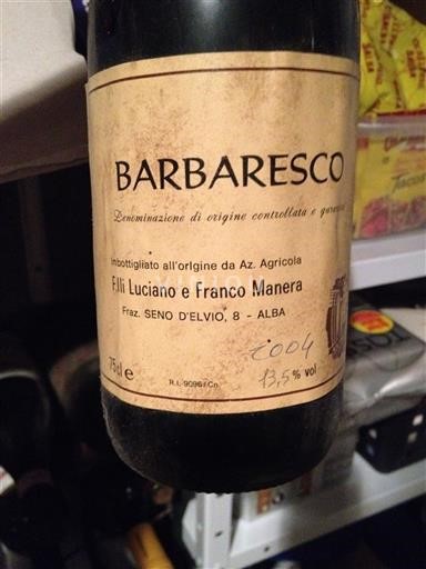 Piemonte Barbaresco Flli Luciano e Franco Manera 2004