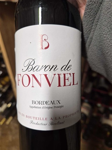 Bordeaux Baron de Fonviel Không niên vụ