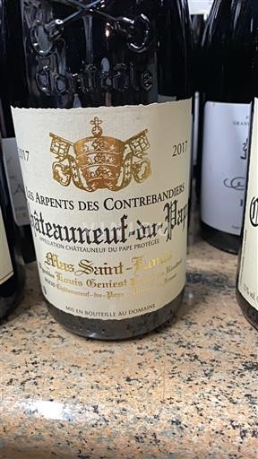 Rhônevallei Châteauneuf-du-Pape Les Arpents des Contrebandiers Mise Saint-Louis 2017