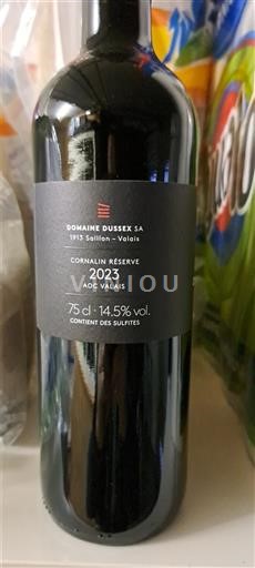 Valais Cornalin Domaine Ssex Cornalin Réserve 2023