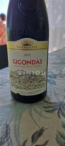 Rona dolina Gigondas Club des Sommeliers 2019