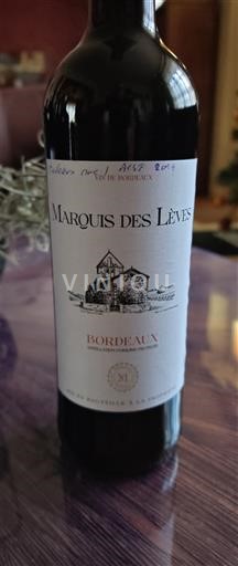 Bordeaux Marquis des Lèves 2020