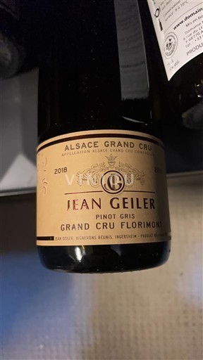 Alsace Không được chỉ định Grand Cru Jean Geiler Grand Cru Florimont 2018