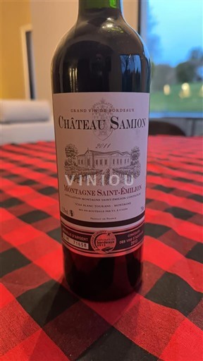 Bordeaux Montagne-saint-émilion Château Samion 2017