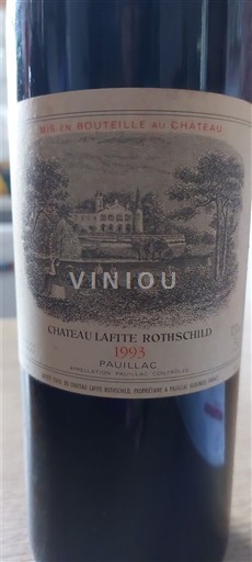 Бордо Пойяк Grand Cru Château Lafite Rothschild 1993