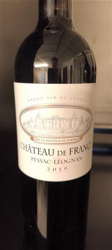 Bordeaux Pessac-Léognan Château France 2019