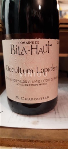 Roussillon Domaine Bila-Haut Occultum Lapidem 2020