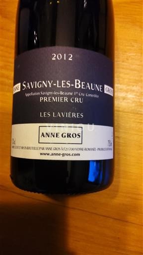 Burgundy Savigny-lès-Beaune Premier Cru Anne Gros Les Lavières 2012